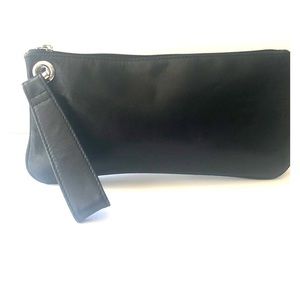 HOBO Black Leather Wristlet